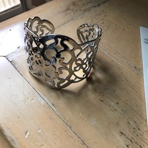 Lia Sophia bracelet cuff. Silver used